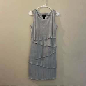 Enfocus Studio Silver, Shimmery Dress